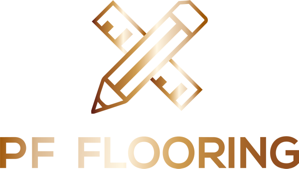 PF Flooring Logo Gold